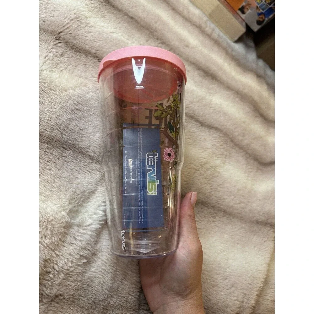 New Tervis Sloth Nope Not Today With Pink Lid 24oz TERVIS Tumbler Cup & Lid